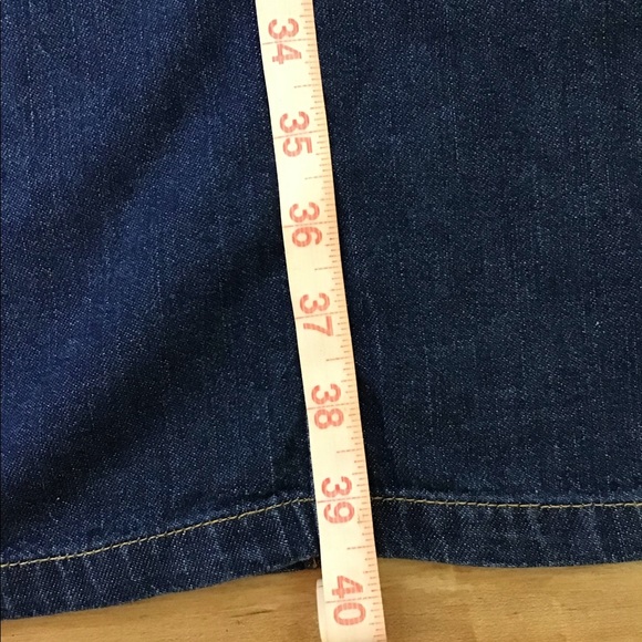 Vintage 1990s/Y2K Maxi Denim Cargo Skirt - Picture 10 of 12